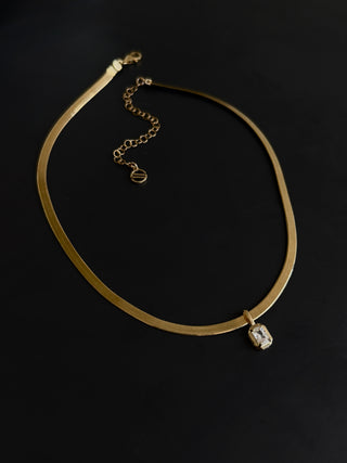 KIM NECKLACE SILVER GOLD