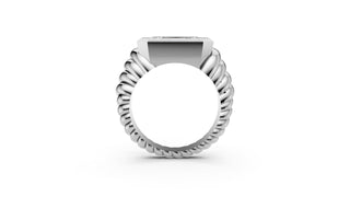 SQUARE RING SILVER