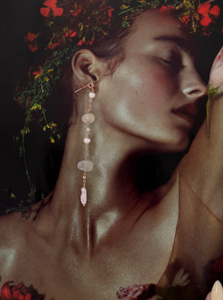 LIN EARRINGS ROSE GOLD