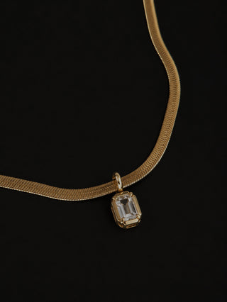 KIM NECKLACE SILVER GOLD