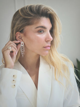 MILA EARRINGS SILVER