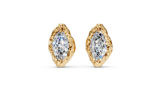 TIGER EYE DIAMOND EARRINGS