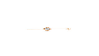 TIGER EYE  DIAMOND BRACELET
