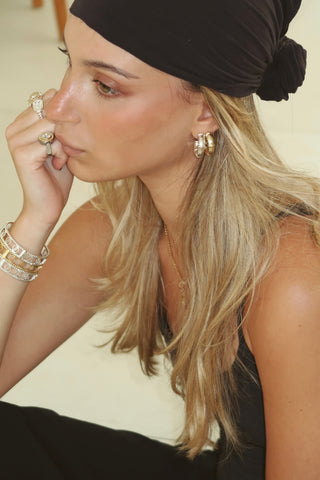 HALO EARRINGS SILVER