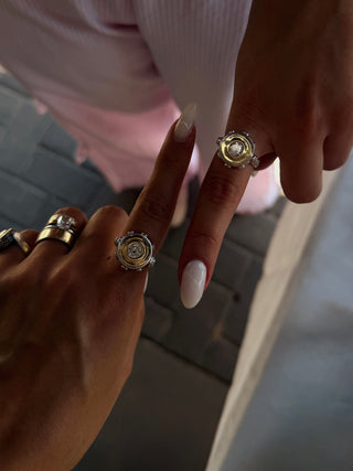 OFIRA SILVER ICON RING