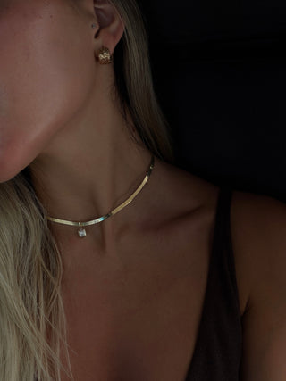 KIM NECKLACE SILVER GOLD