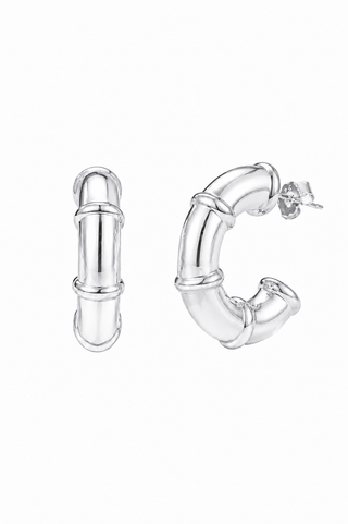 HALO EARRINGS SILVER