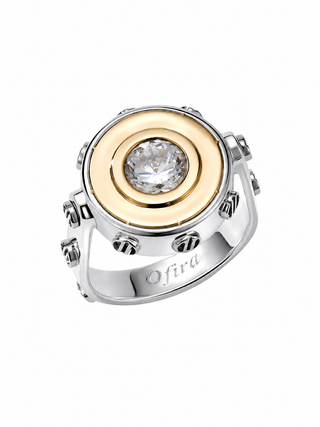 OFIRA SILVER ICON RING