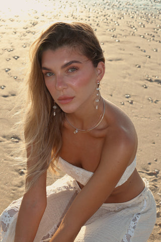 LIN EARRINGS ROSE GOLD